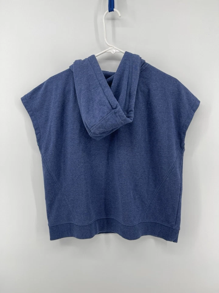 Tommy Hilfiger Pullover Corto Sin Mangas Sudadera con Capucha Mujer Talla XL Azul Foto 2 de 4