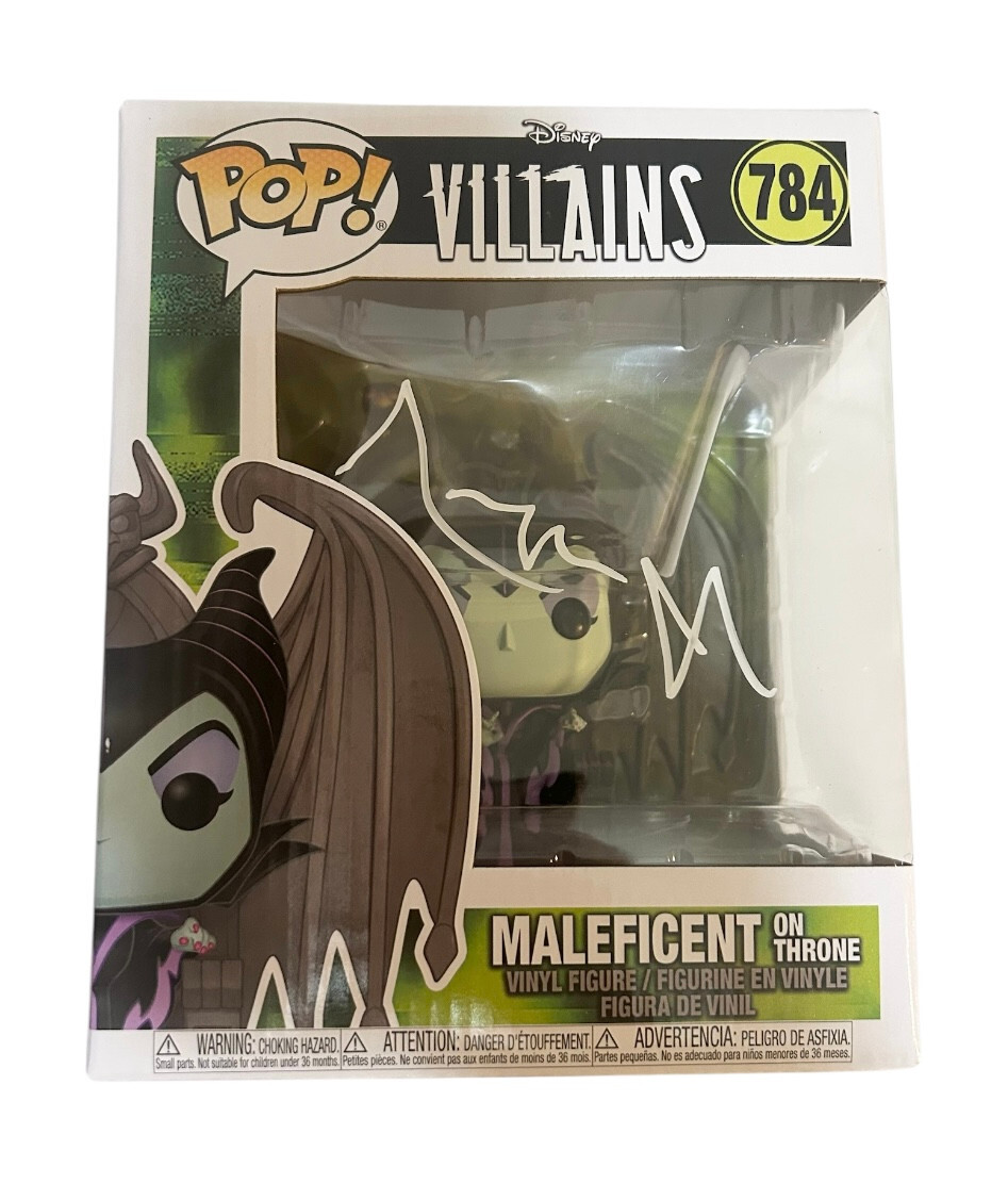 Angelina Jolie Signed Maleficent Funko Pop 784 with Exact Photo