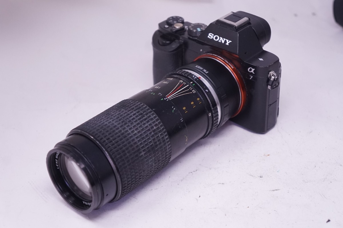 SONY E MOUNT ADAPTED Cosina 80-200MM ZOOM LENS A7 NEX A6000