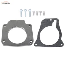 New Aluminum 4 Bolt to 3 Bolt Throttle Body Adapter Plate For LS Engine