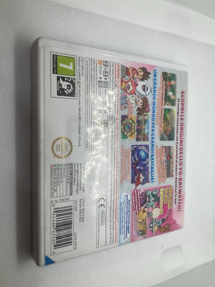 Yo-kai Watch 2 Spiritossi Nintendo 3DS Pal ITA COMPLETO, foto 3 di 5