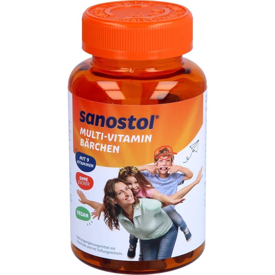 DR. KADE SANOSTOL Multi-Vitamin Bärchen 60 St PZN17873146