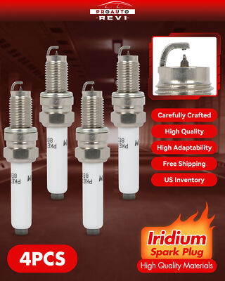 Pack 4 Iridium Spark Plugs For 2019-2020 Volkswagen Golf Jetta 1.4L L4