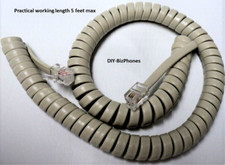 10-Pack Lot Ash 9Ft Handset Cord for Comdial Executech Phone 6400 6700 Series