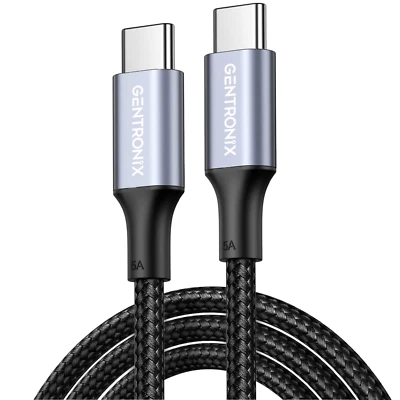 GENTRONIX USB C auf USB C Ladekabel 1m 2m 3m Kabel 60W Schnellladekabel für Samsung Xiaomi