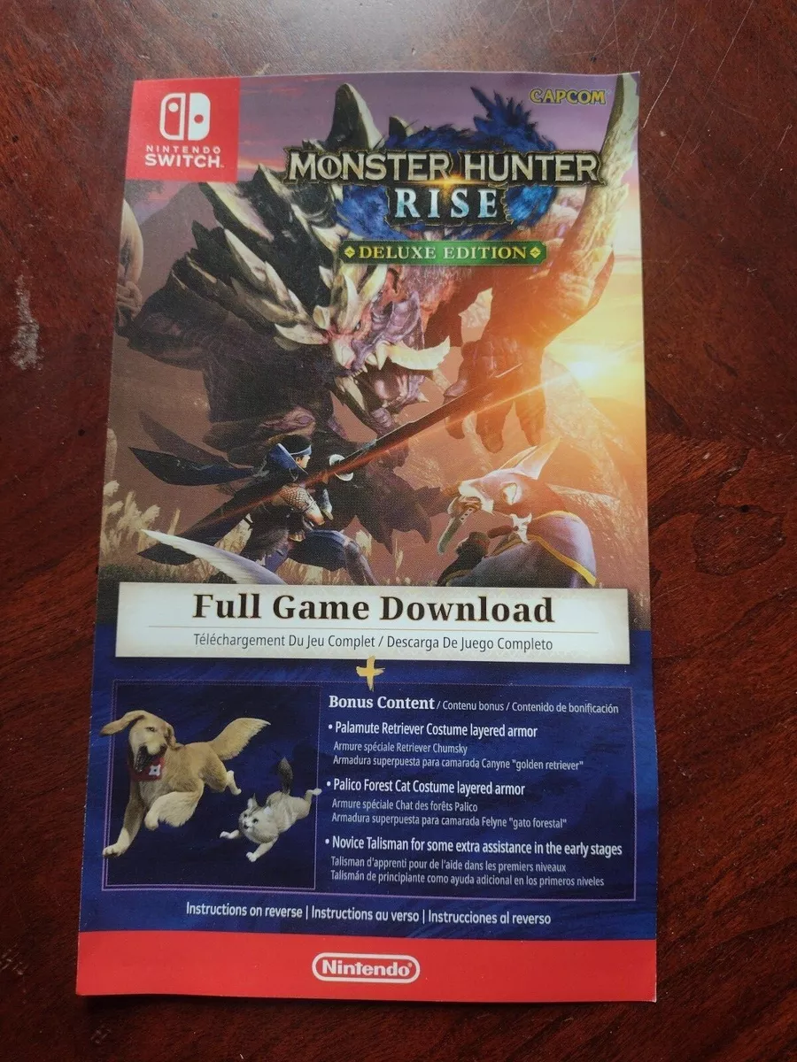 MONSTER HUNTER RISE Deluxe Edition