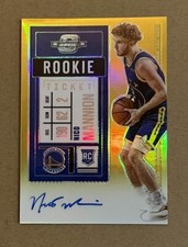 2020-21 CONTENDERS OPTIC ROOKIE RC AUTO GOLD 01/10 NICO MANNION JF