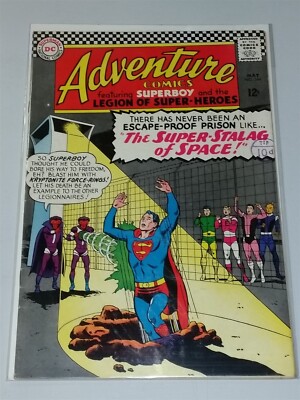 ADVENTURE COMICS #344 FN+ (6.5) MAY 1966 SUPERMAN SUPERBOY DC COMICS *