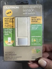 Lutron Occupancy Sensor With Switch- White
