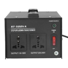Step Up Transformer 500W Voltage Converter 110V/220V  110V-120V/220V-240V
