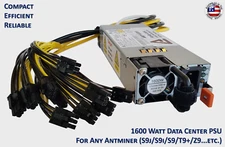1600W Universal Mining Power Supply - For Any Antminer / Avalon
