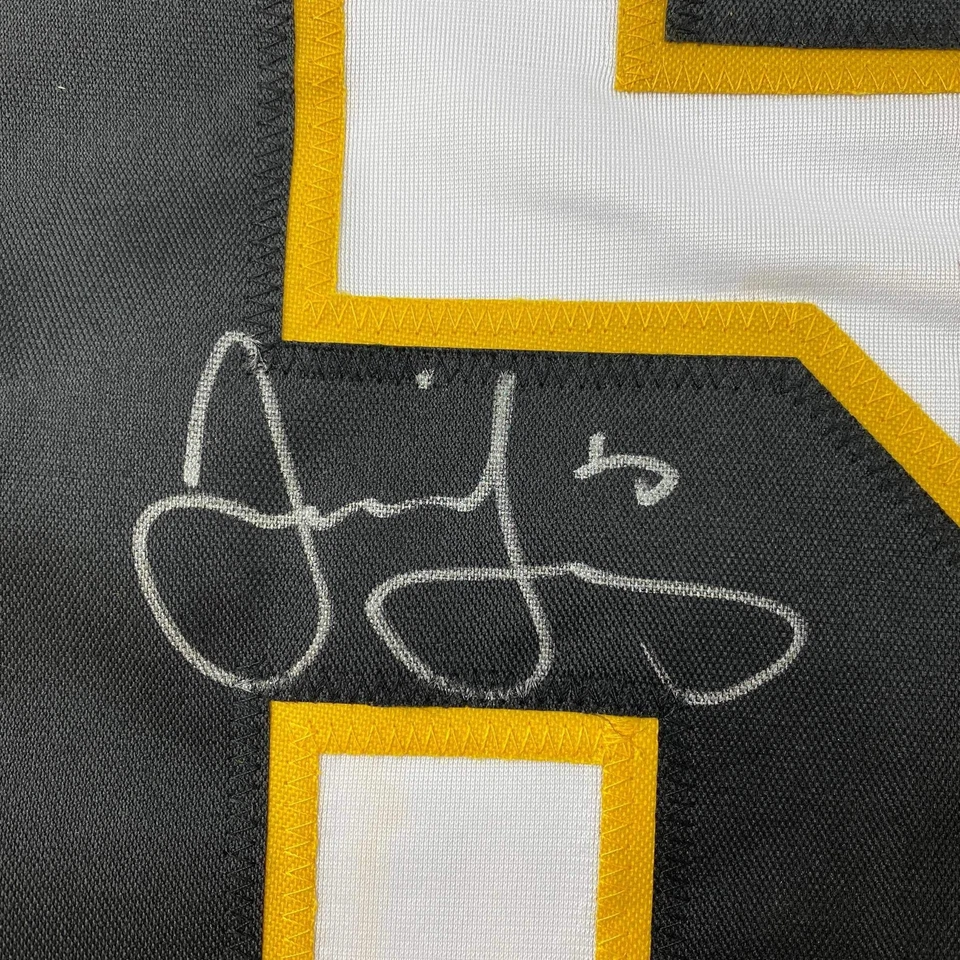 Camiseta deportiva de hockey blanca autografiada/firmada Jaromir Jagr Pittsburgh certificado de autenticidad JSA Foto 3 de 4