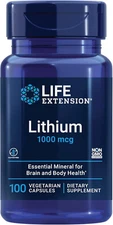 Life Extension Lithium 1000 mcg 100 capsules