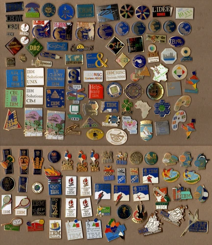 Computer Pin's / IBM (133 Different Versions to Choose From)
