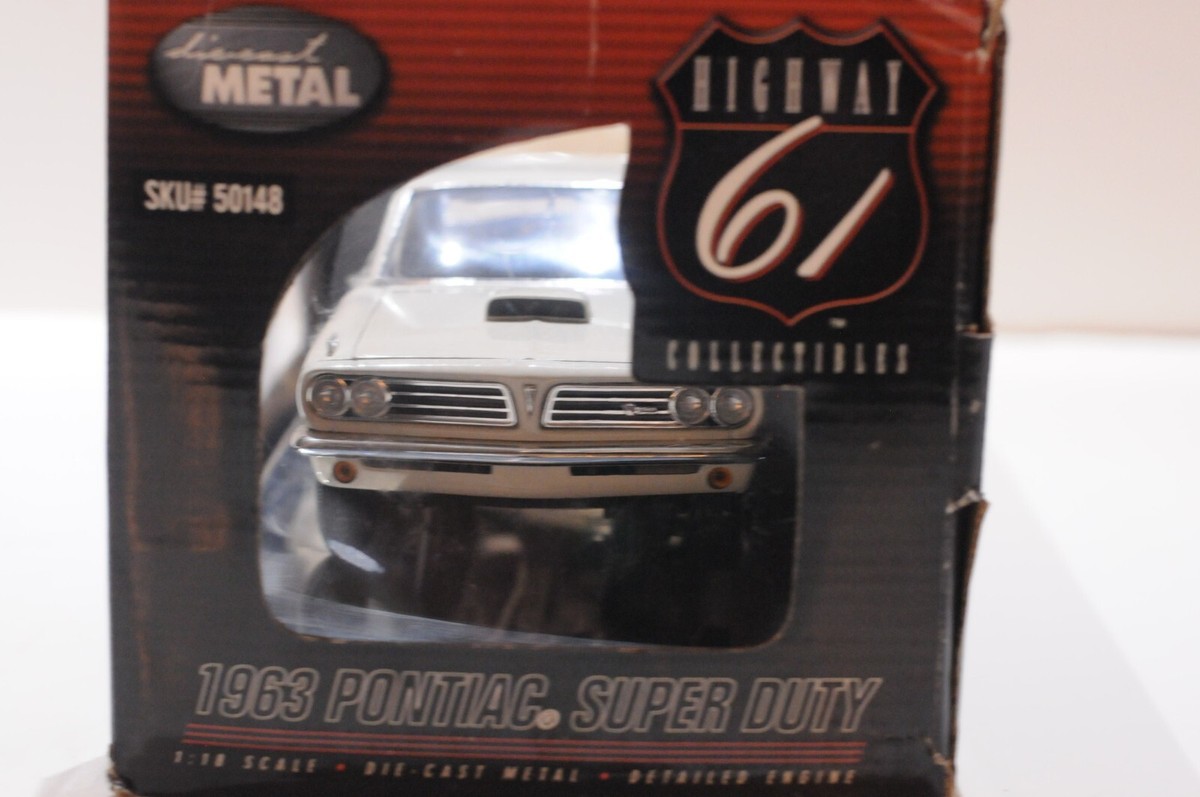HIGHWAY 61 1963 PONTIAC SUPER DUTY SCALE 1:18 DIECAST 50148