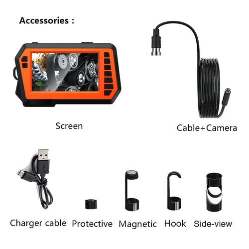 4.3inch Dual Lens Endoscope Sewer 5M Drain Pipe Cleaner Inspection Camera 1080P - Picture 9 of 9