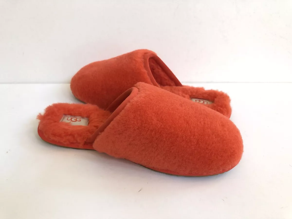 UGG FLUFFETTE LAVA FLOW SHEARLING LINED SLIPPERS US 11 EU 42