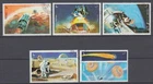 Sharjah 1972 Used Mi.982/86 A Apollo 16 Space Space Moon Moon Project Rocket