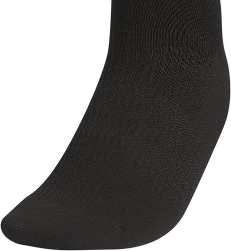 adidas Women's Superlite 3.0 Quarter Athletic Socks (6-Pair) White/Black/Gray - Picture 4 of 5