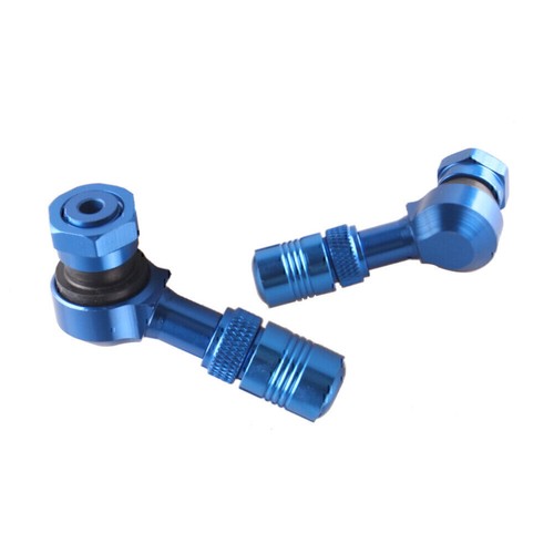 2PCS 83 Degree Universal Valve Stems For Kawasaki Honda GL1500 GL1800 Bule Motor - Picture 3 of 3