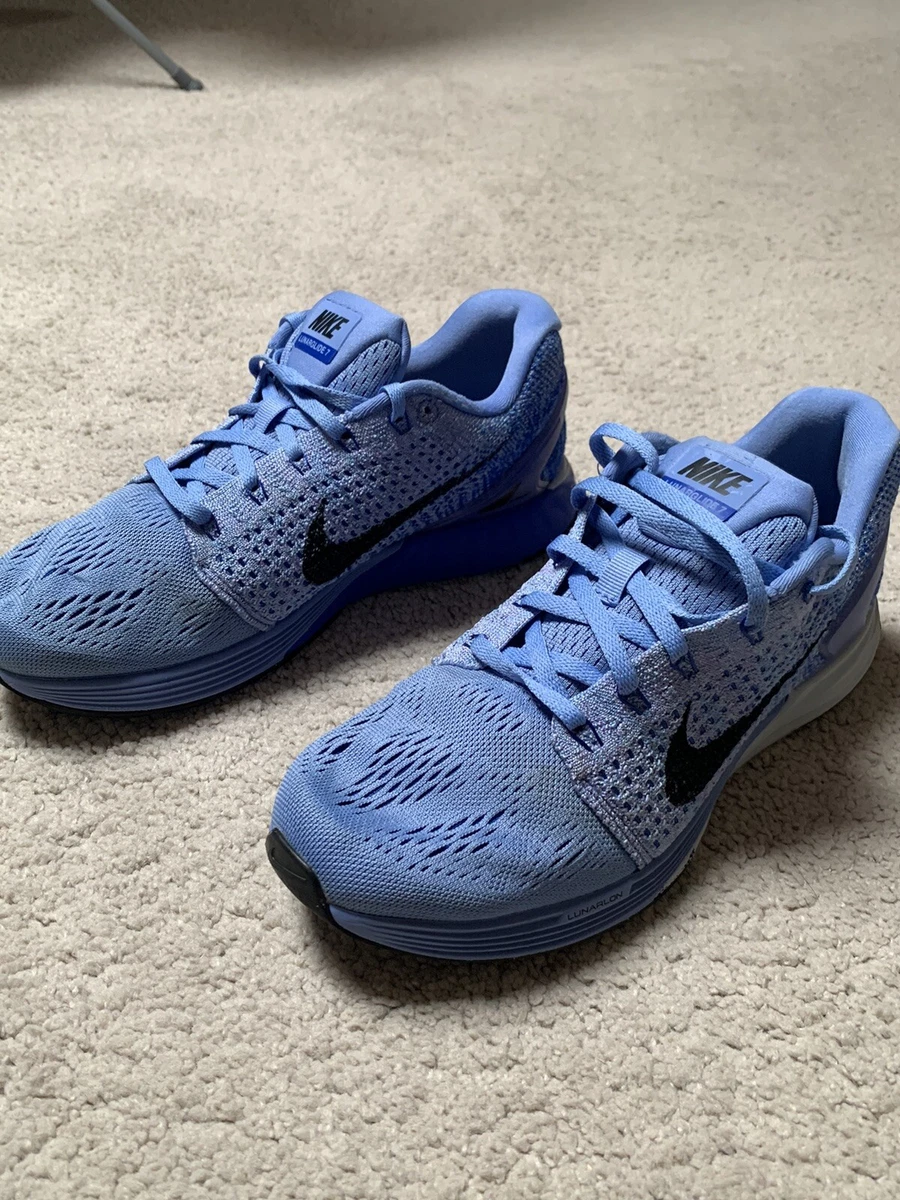Nike Ladies Blue Lunarglide 7 Trainers Size 5