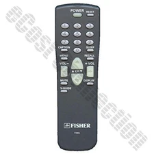 Fisher FXMJ TV Remote Control Replacement for PC-13R90 PC-25R90 Genuine OEM