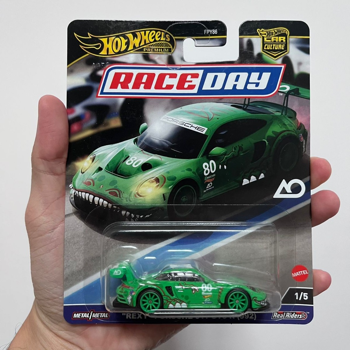 ホットウィール ポルシェ REXY 911 GT3 R レキシー 10台 Hot Wheels Green REXY Porsche 911 GT3 R (992) Premium Car Culture