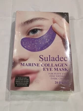 Marine Collagen Eye Gels, 20 Pairs, For Puffy, Fine Wrinkles & Dark Circles- New