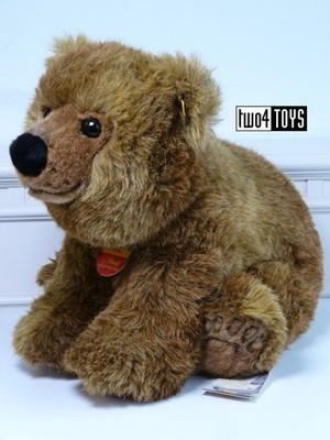 Steiff 069932 URS sitzender Braunbär 45 cm 2003 Ohr Knopf Brust Hängeetikett