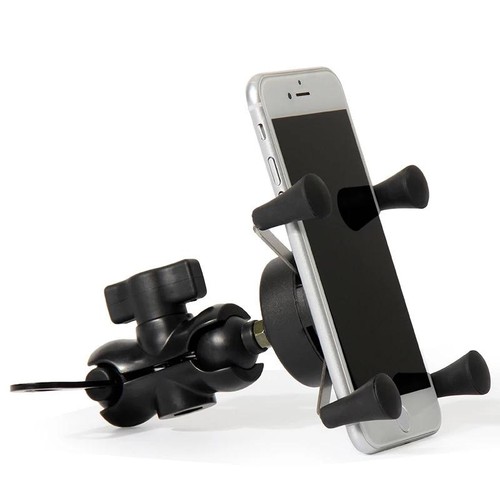 Support de rail de guidon de vélo Ram support X-Grip téléphone portable noir - Photo 9 sur 12