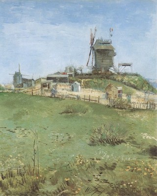 Vincent van Gogh 331 Le Moulin De La Galette Paris 1887 Kunstdruck Poster Leinwand