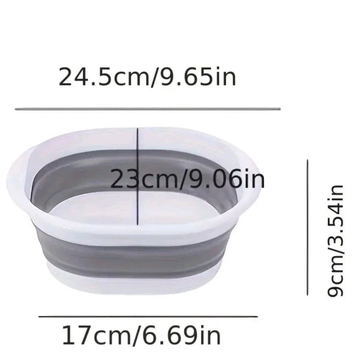 Spülschüssel Waschbecken Faltschüssel faltbar Camping🏕️ Schüssel Waschschüssel✅ - Bild 4 von 4