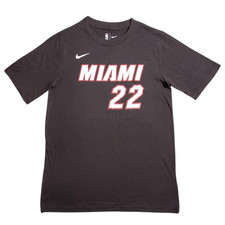 Nike NBA Miami Heat Butler 22 Youth Size L 14/16 Black T-Shirt FREE S H NWT