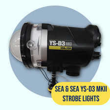 Sea  Sea YS-D3 MKII Lightning Underwater Strobe x2 - GUC