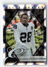 JOSH JACOBS #ES-JJA 2021 PANINI DONRUSS RAIDERS ELITE SERIES