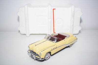 C9 1:24 DANBURY MINT 1949 BUICK ROADMASTER CONVERTIBLE YELLOW EXIB RARE!