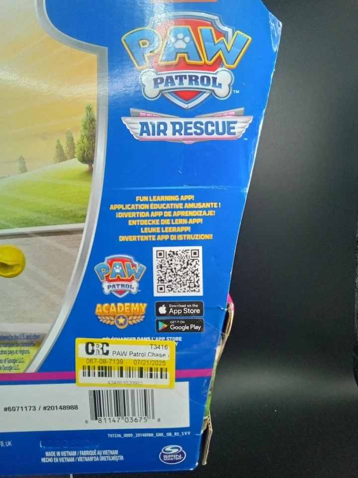 Patrulla Canina Héroe de Rescate Aéreo Helicóptero Persecución Figura de Acción Auténtico Spin Master Foto 4 de 4