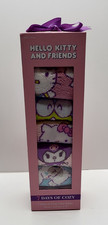 Hello Kitty and Friends Womens Crew Socks 7 Days of Cozy Shoe Size 4-10 New