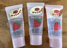 3xMocallure Strawberry Fruit Primer 40ml Makeup Base Moisturizing Pore Minimizer