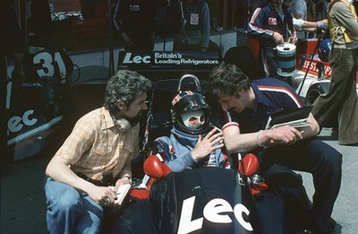 Spanish Grand Prix 1977 David Purley Motor Racing Old Photo 3
