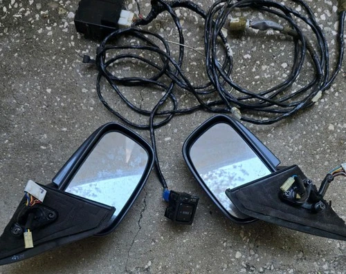 1990 94 JDM TOYOTA CORSA EL41 RHD SIDE MIRROR SET RARE ITEM OEM (Power Folding)