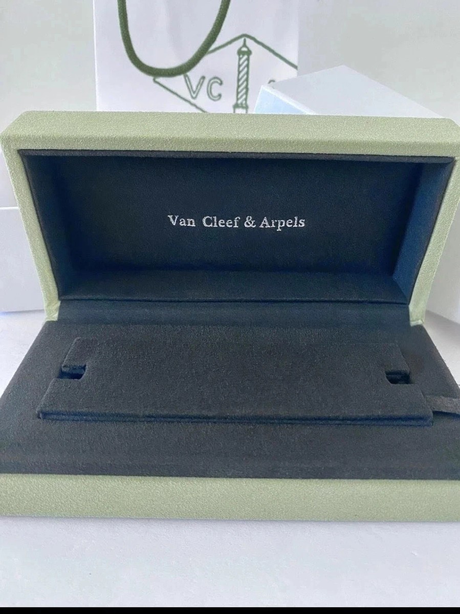 VCA Van Cleef & Arpels Bracelet Box + Bag + Ribbon + Cert