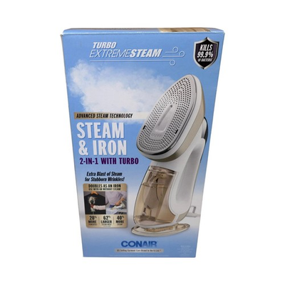 #ad Conair Turbo Extreme Steam amp; Iron 2 in 1 1875 W Handheld Steamer GS308GD $34.95