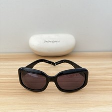 Yves Saint Laurent Sunglasses Vintage YSL 6186/S 807Y1 Rare Black 56 18 125