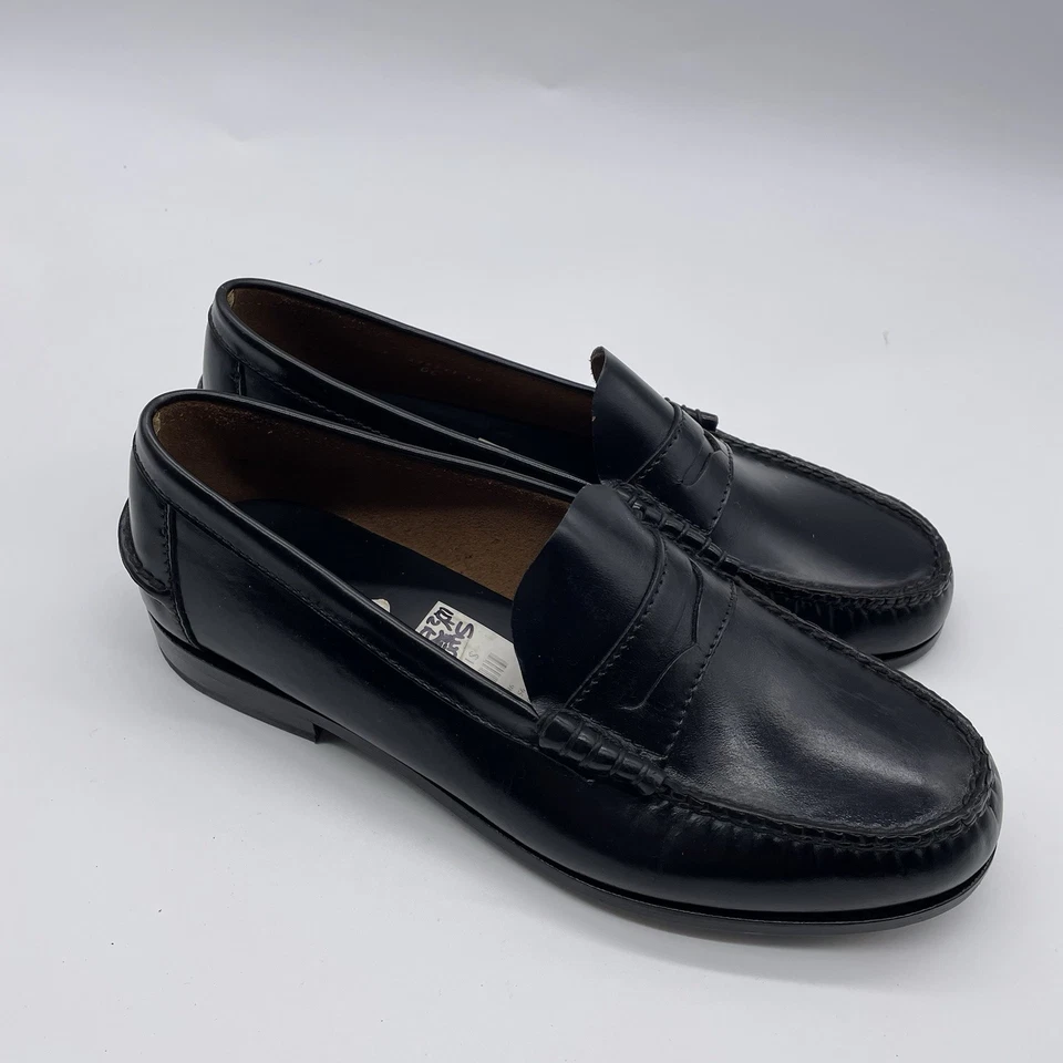 Mens Florsheim Imperial Penny Loafers Size 10.5 -EEE Wide Dress Shoes Black - Image 3 of 4