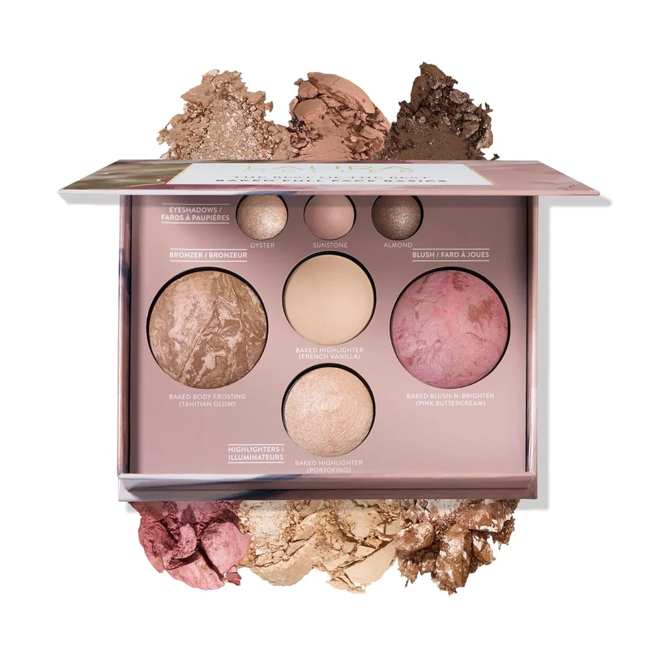 Baked Palette with Blush, Bronzer, Highlighter & Eyeshadows - Image 3 of 4