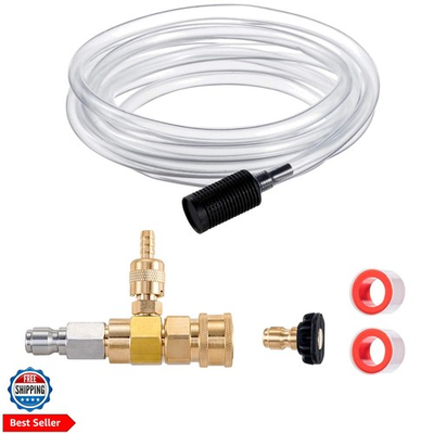 #ad Downstream Injector for Pressure Washer Power Washer Chemical Injector Kit ... $31.99