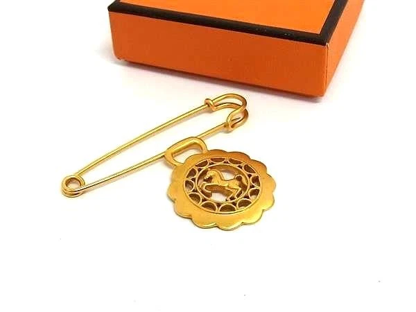 HERMÈS Gold Fashion Brooches & Pins for sale | eBay