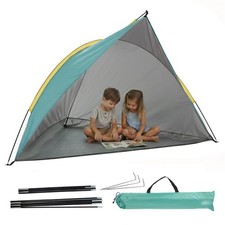 Pop Up Beach Tent UPF 50+ Sun Shade Shelter Camping Garden Canopy 2 Person 220cm