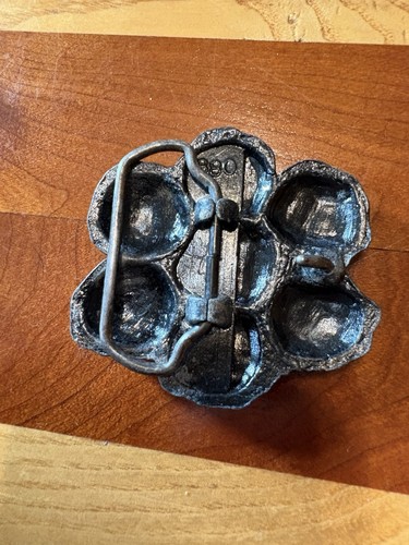 VTG Skulls Buckle Death Pile Goth Belt Biker Heavy Metal #880 InStyle Silver - Picture 4 of 5